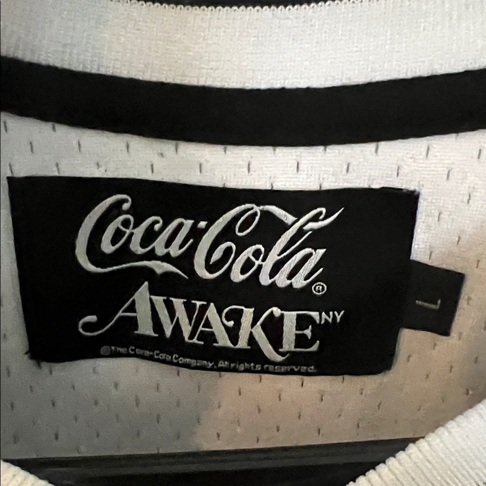 Awake NY Green and Black Checkered Coca Cola Jersey long sleeve - Picture 4 of 9